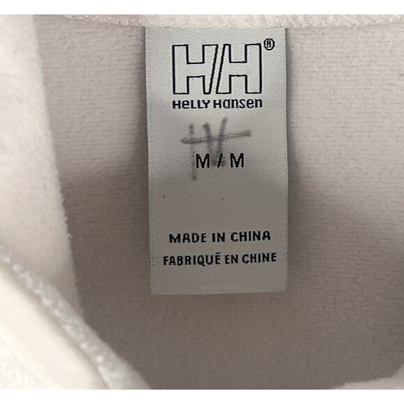 HELLY HANSEN Women's White Full Zip Fleece Jacket Medium - Picture 2 of 6